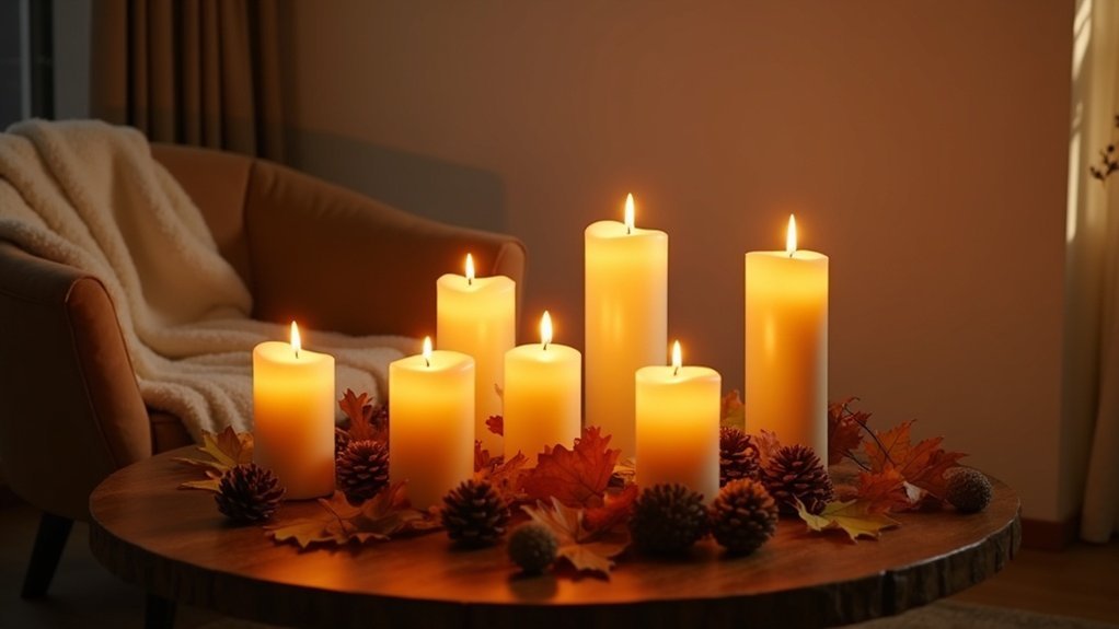 battery powered candle illumination