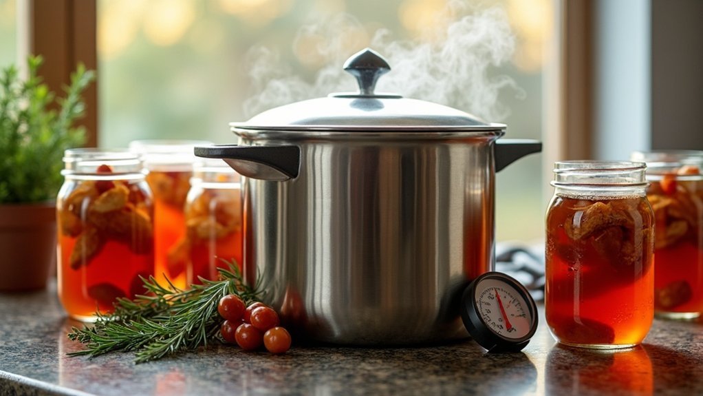 canning meats under pressure