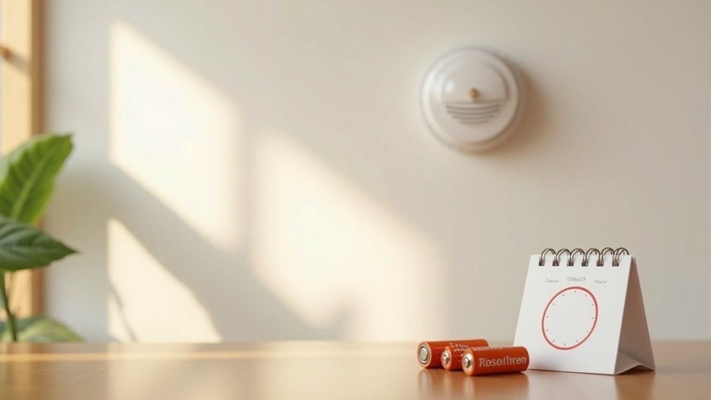 change batteries regularly