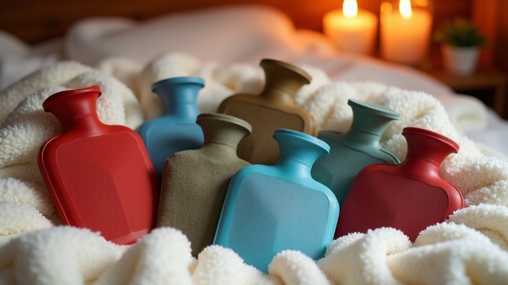 cozy winter hot water bottles