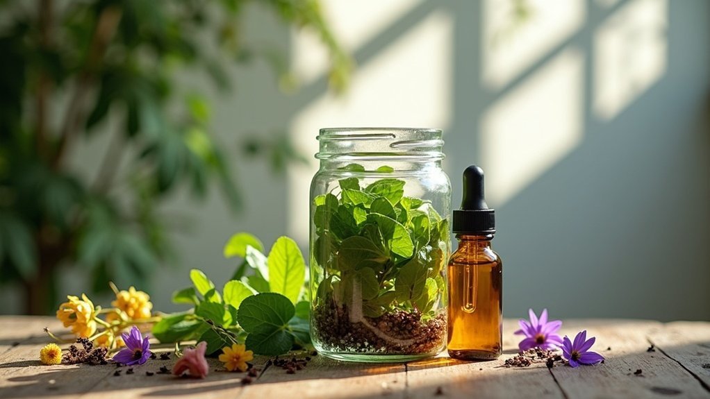 creating herbal plant extracts