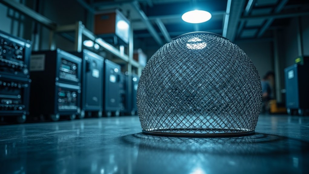 electromagnetic shielding enclosure device