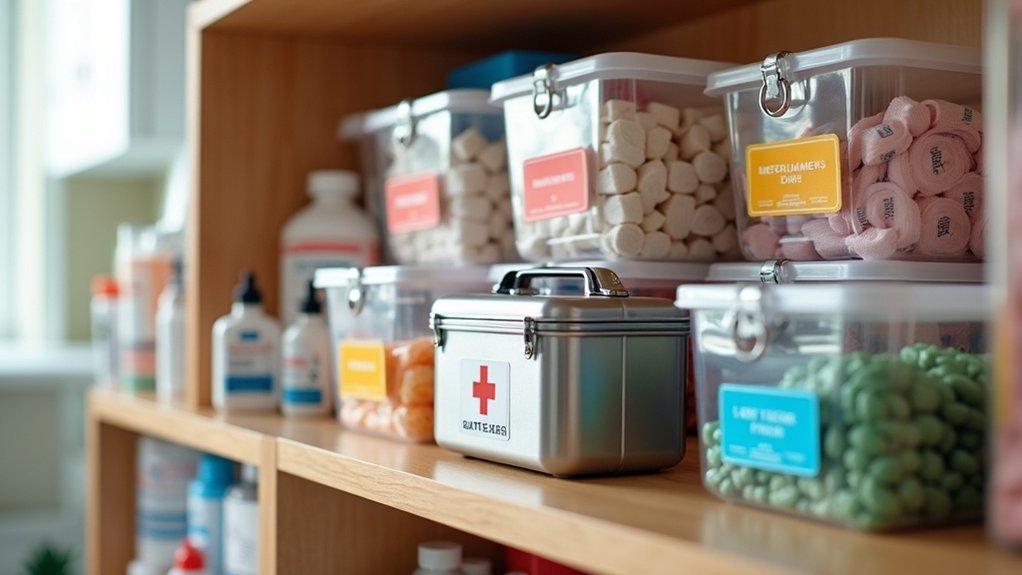 organizing medical supplies efficiently
