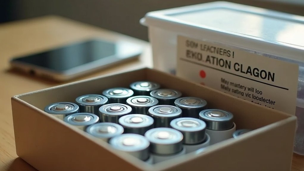 store lithium batteries properly