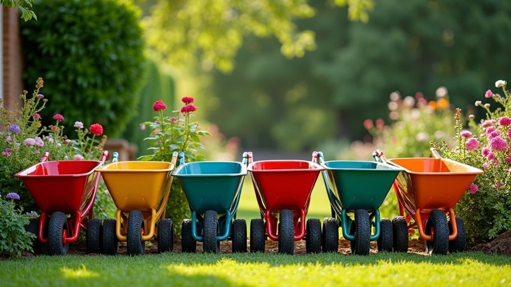 top durable gardening wheelbarrows