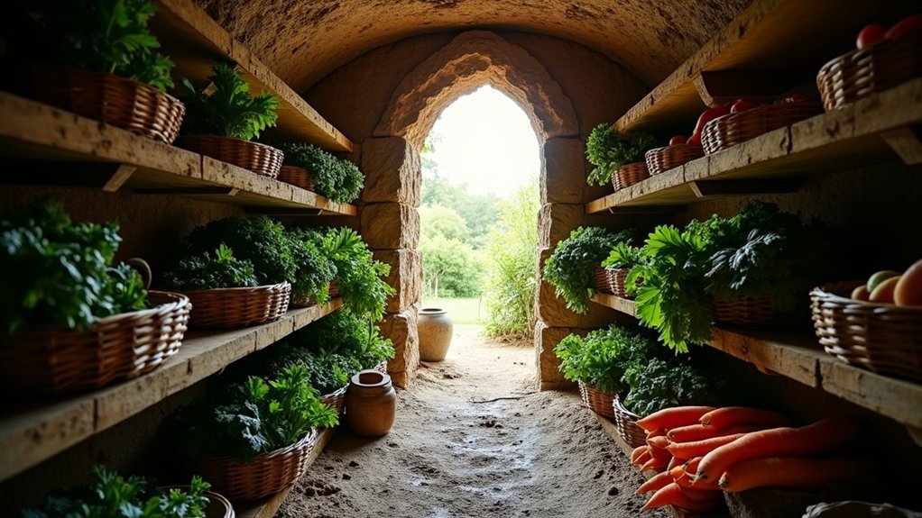 underground food storage facility
