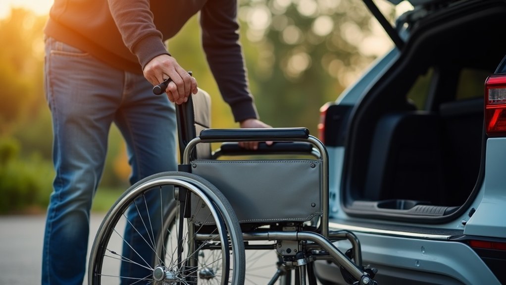folding wheelchairs for compact cars