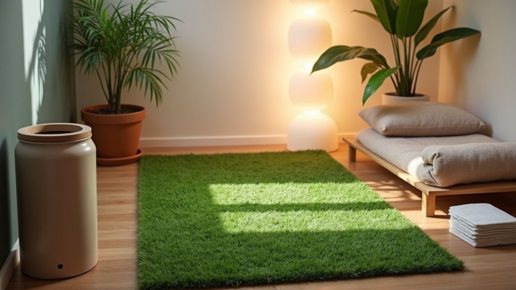 indoor pet toilet setup