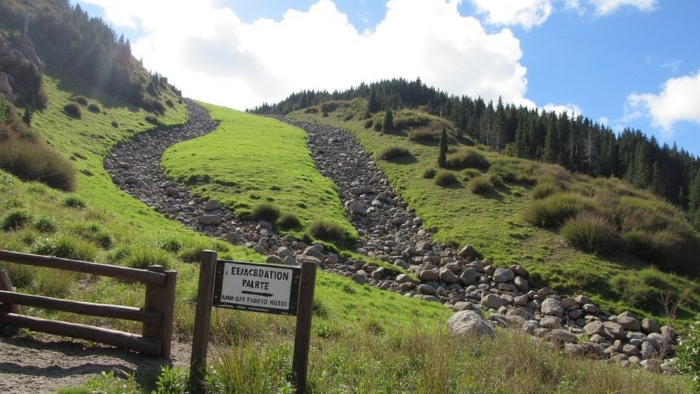 landslide preparedness on slopes