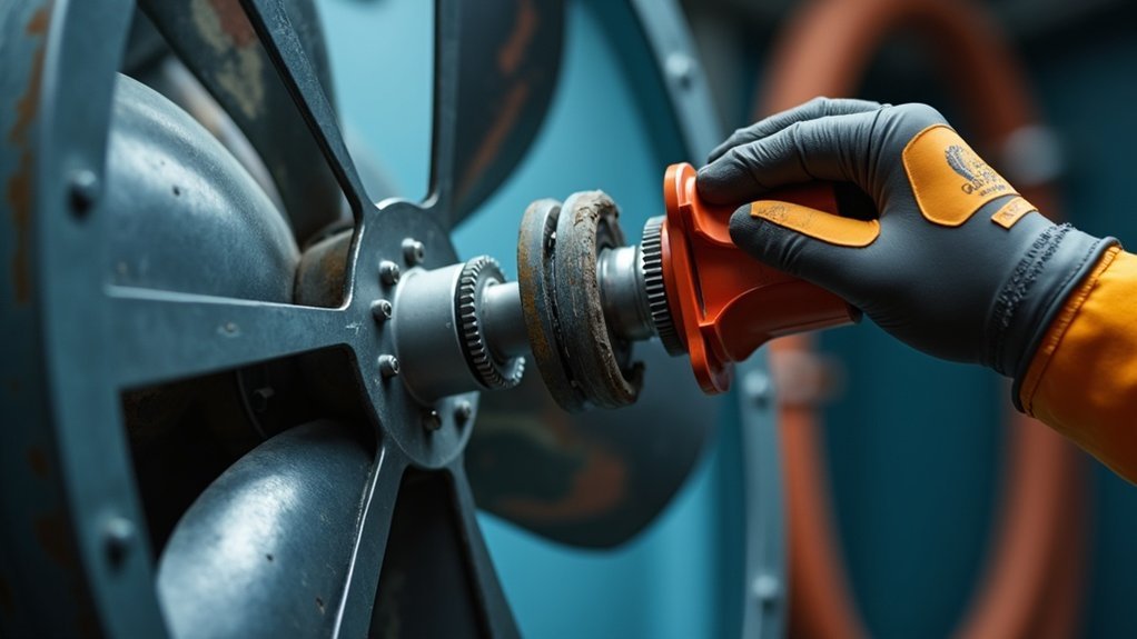 safe negative pressure fan rigging